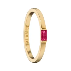 Balance Ruby Poesy Stackable Ring