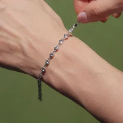 Bezel Set Sapphire Tennis Bracelet