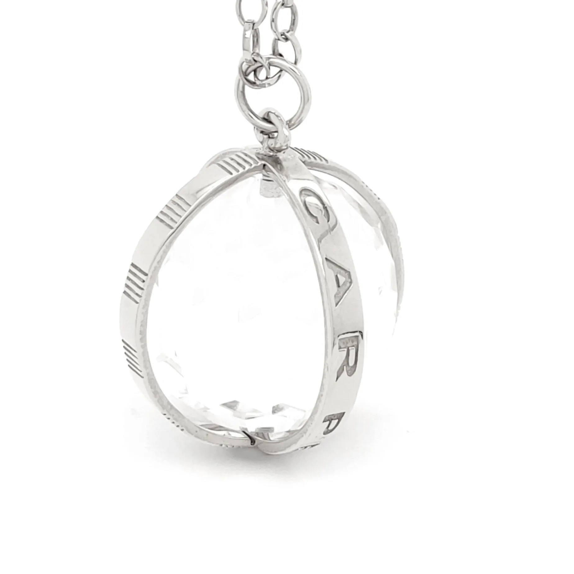 Carpe Diem Charm in Silver, Large