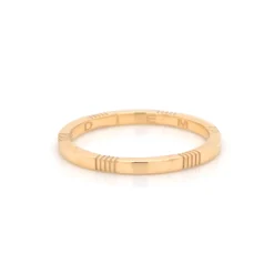 Carpe Diem Striped Poesy Stackable Ring