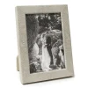 Cream Leather Embossed Stingray Photographer's Molding Frame