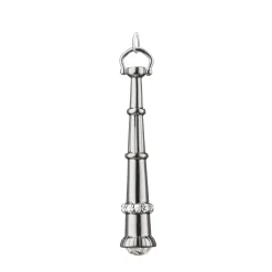 Curiosity Telescope Charm with Sapphires
