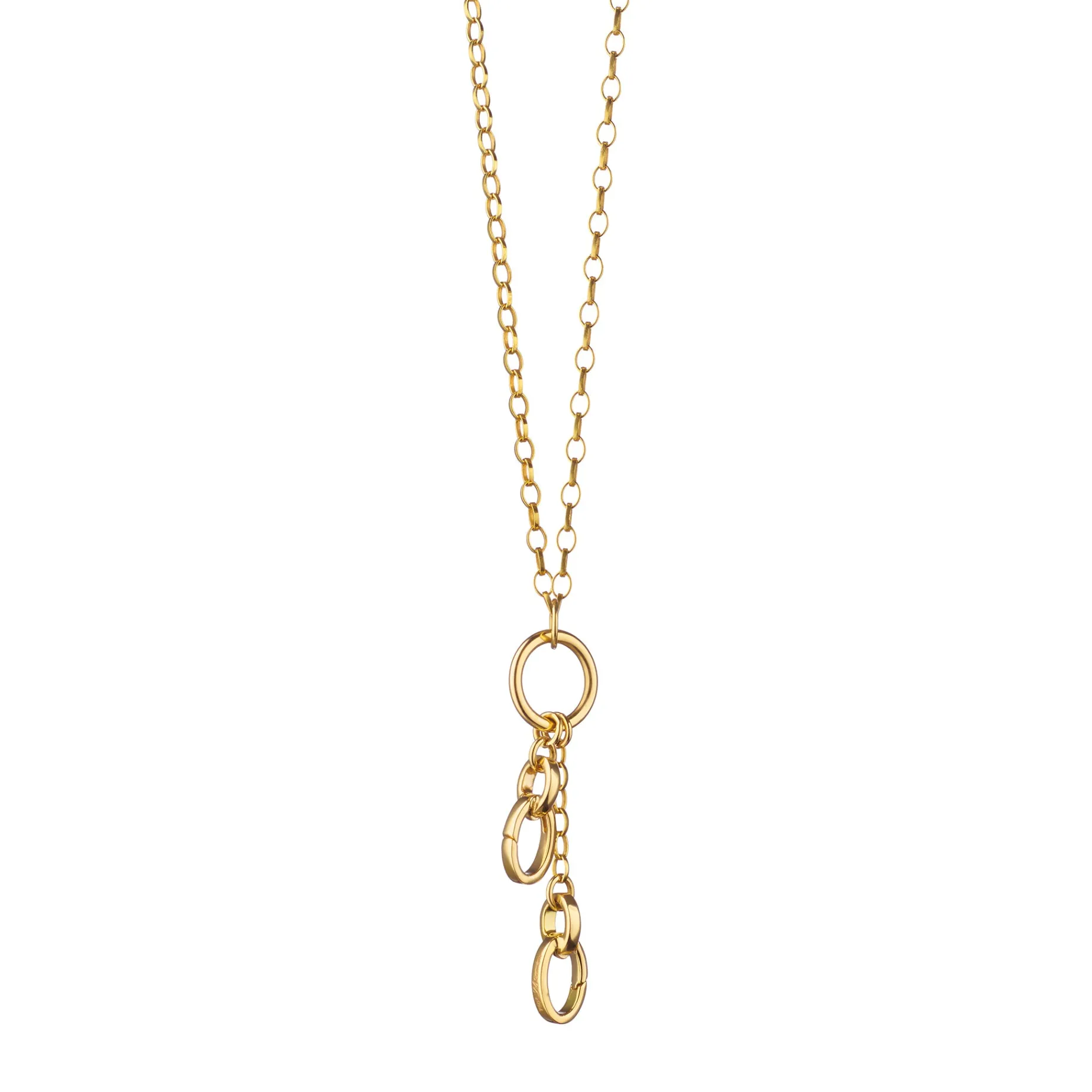 18" "Design Your Own" Small Charm Chain Necklace, 2 Charm Stations