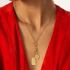 18" "Design Your Own" Small Charm Chain Necklace, 2 Charm Stations