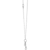30" "Design Your Own" Small Link Sterling Silver Charm Chain Necklace, 3 Charm Stations
