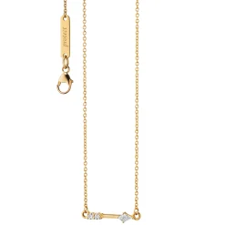 Diamond Artemis "Protect" Arrow Necklace