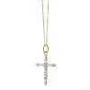 Diamond Cross Charm