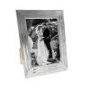 Dotted Pinstripe Silver Frame