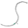 Fancy Cut Diamond 18K White Gold Tennis Bracelet