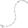 Fancy Cut Staggered Rock Crystal Tennis Bracelet