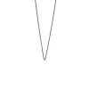 Frankie Delicate Black Steel Chain