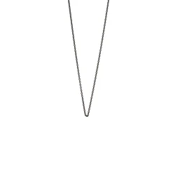 Frankie Delicate Black Steel Chain