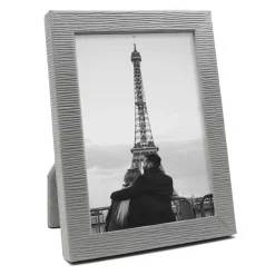 Grey Rippled Leather Photographer's Molding Frame