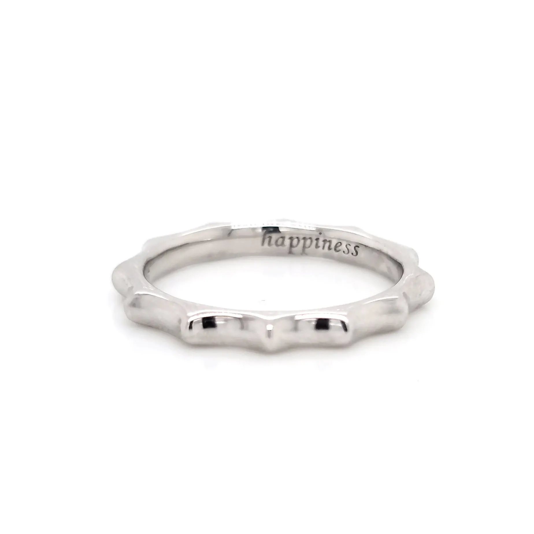 Happiness Sun Poesy Stackable Ring