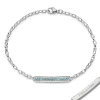 I Love You More Aquamarine Poesy Bracelet