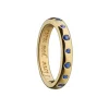 I Love You More Sapphire Poesy Stackable Ring