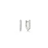 Infinity Huggie Earrings with Sapphires