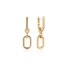 Infinity 18K Gold Drop Earrings