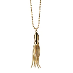 Intuition Octopus 18K Gold Charm Necklace