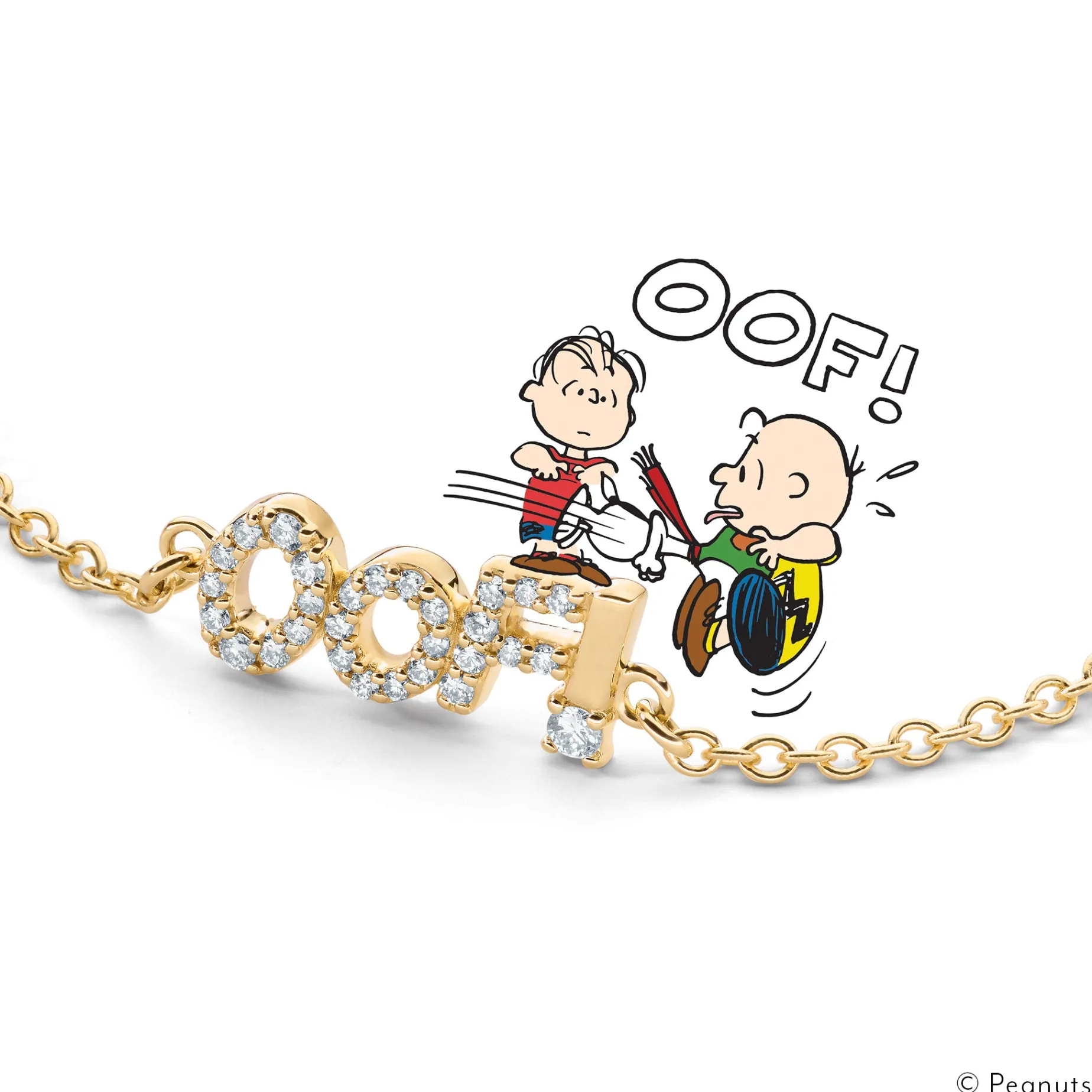 18K Gold and Diamond “OOF” Bracelet