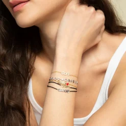 18K Gold and Diamond “OOF” Bracelet