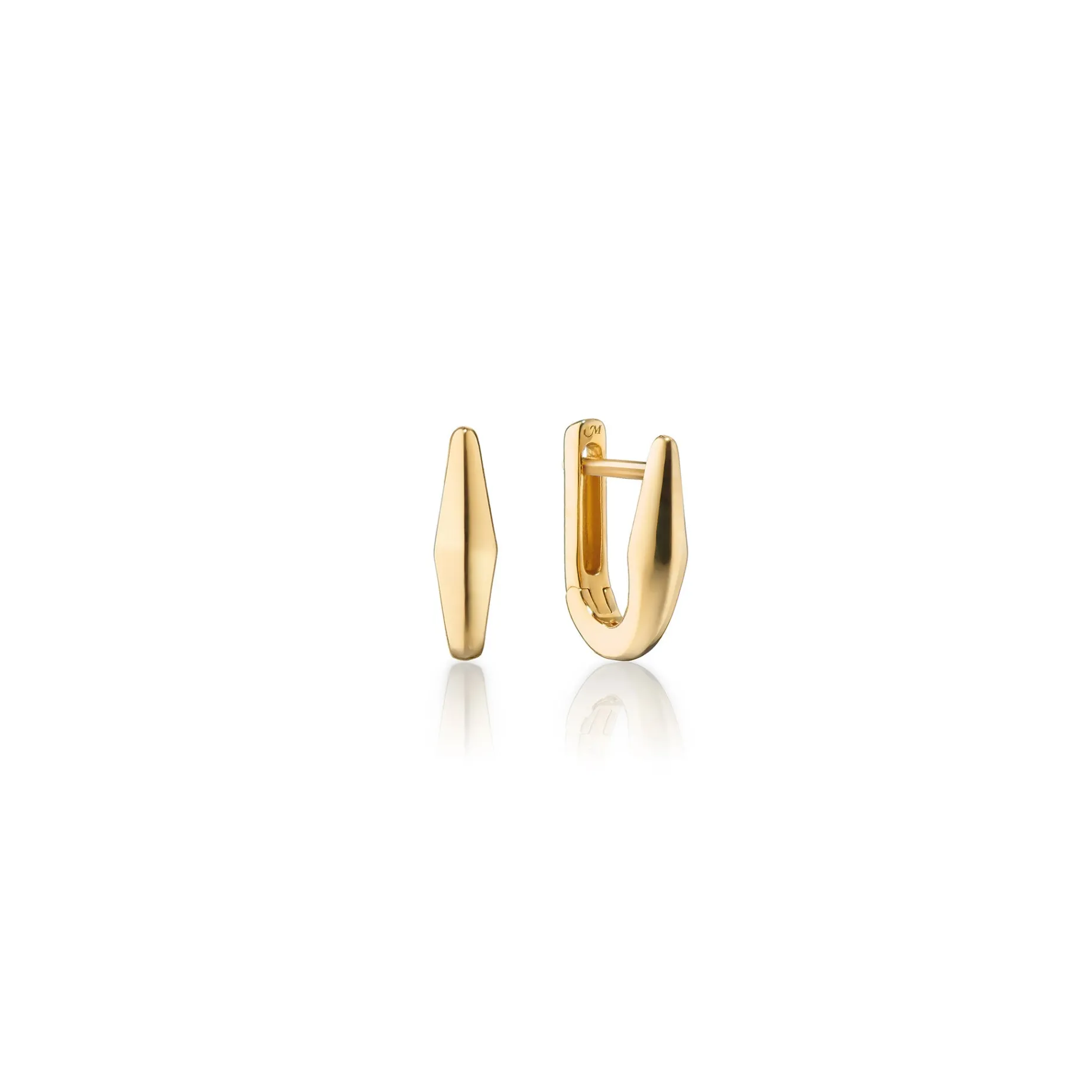 18K Gold Petite "Points North" Earring