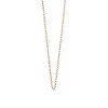 18K Rose Gold Oval Link Chain, 30"