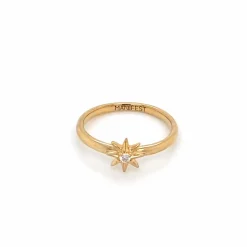 Manifest Star Poesy Stackable Ring