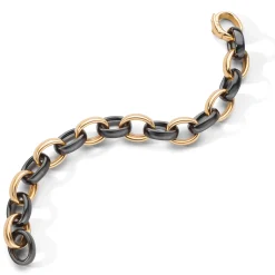 Marilyn Black Ceramic Link Bracelet