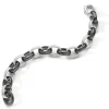 Marilyn Black Ceramic Link Bracelet