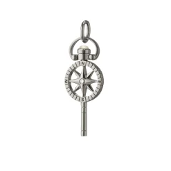 Mini "Adventure" Compass Key with Sapphire