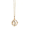 Mini "Apollo" 18K Gold Charm with Diamonds - Strength