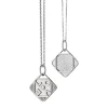 Mini "Love" Sterling Silver Charm with Sapphires