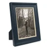 Navy Calfskin Frame with Cream Accent