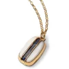 One of A Kind Rectangle Locket with Sodalite and White Opal
