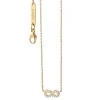 Pave Diamond Infinity Necklace