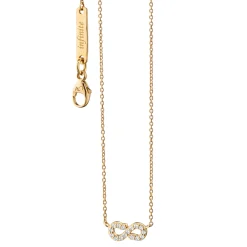 Pave Diamond Infinity Necklace