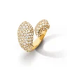 Perseverance Fish Pave Diamond 18K Ring