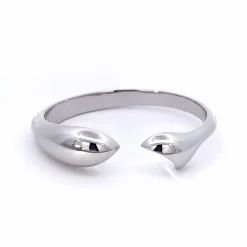 Perseverance Fish Sterling Silver Cuff