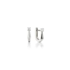 Petite "Points North" Earrings with Sapphire