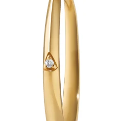 Points North Cushion Rock Crystal Ring with Diamonds