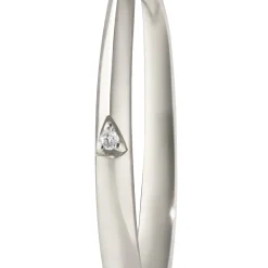 Points North Deep-Set Oval Rock Crystal Ring