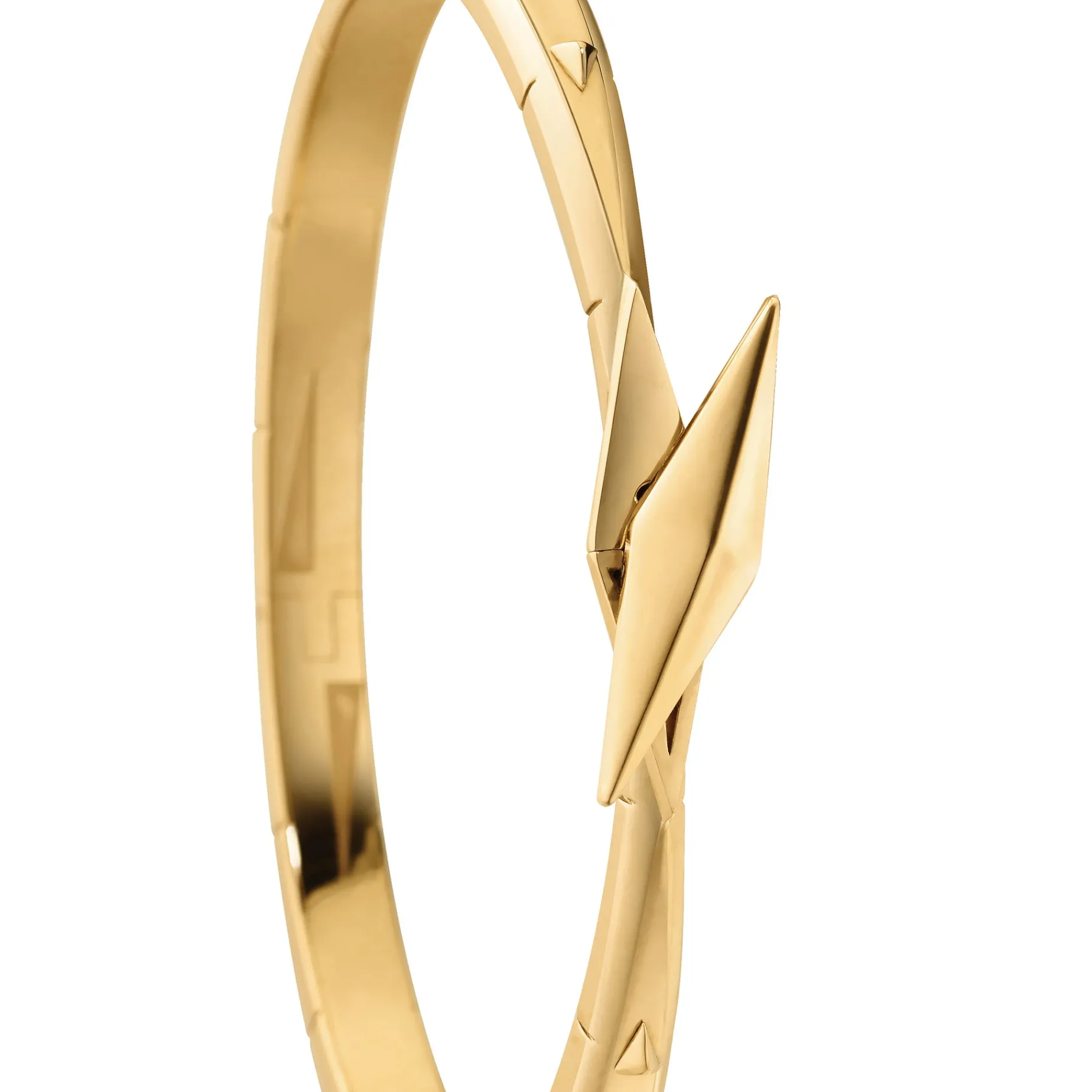 “Points North” 18K Yellow Gold Cuff