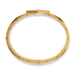 “Points North” 18K Yellow Gold Pavé Diamond Cuff