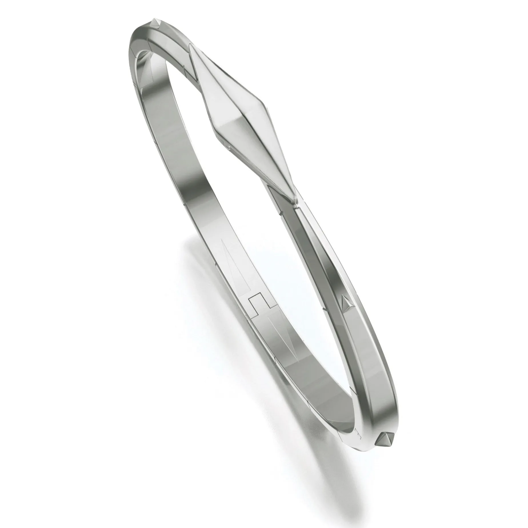 “Points North” Sterling Silver Cuff