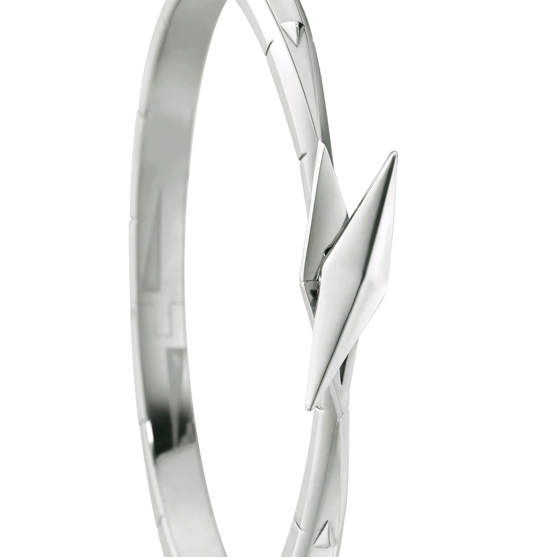 “Points North” Sterling Silver Cuff