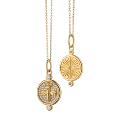 Queen Bee Charm with Pavé Diamonds