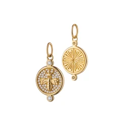 Queen Bee Charm with Pavé Diamonds