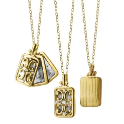 Rectangular Gate Diamond Locket
