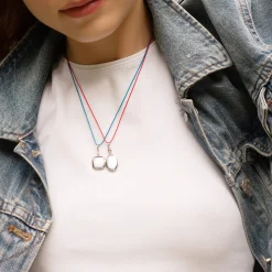 Slim Corded "Viv" Locket Necklace